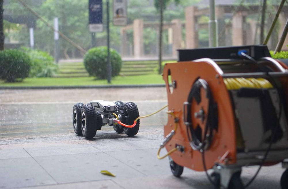 285阳光嘉园管道检测机器人